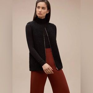 Aritzia Wilfred Chatou Vest in Black